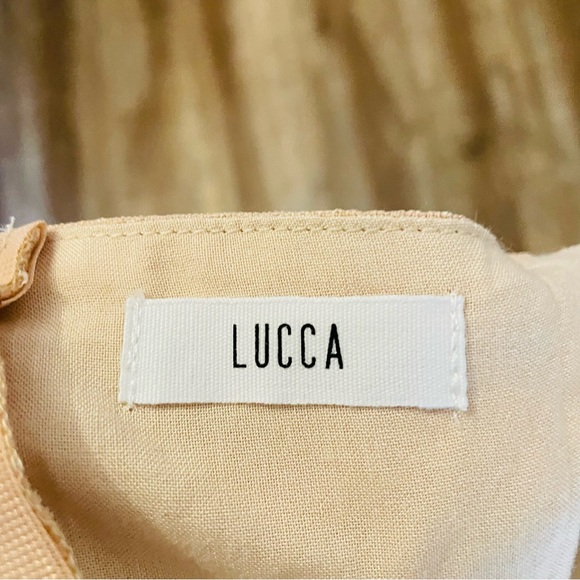 Lucca Vanessa Front Tie Cut Out Ruffle Mini Dress - Picture 7 of 7